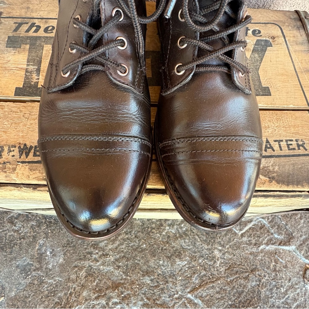 Thursday Boot Company Brown Leather Women’s Captain Boot - Picture 6 of 14